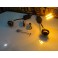 Led Can Bus BAY15D / 21/5W / 2 Polos Laranja 10W, 625LUMENS 12-24v  C/1 Ano De Garantia