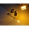 Led Can Bus BAY15D / 21/5W / 2 Polos Laranja 10W, 625LUMENS 12-24v  C/1 Ano De Garantia