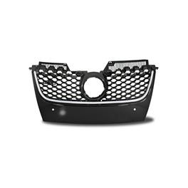 Grelha, JOM VW Golf 5, GTI look, honey comb mesh, black and chrome frame line