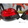 Farois / farolins Peugeot 206 em leds vermelho / smoke 