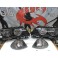 Farois angel eyes BMW E46 4 portas / limosine 98-01 fundo preto com angel eyes em branco