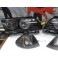 Farois angel eyes BMW E46 4 portas / limosine 98-01 fundo preto com angel eyes em branco