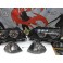 Farois angel eyes BMW E46 4 portas / limosine 98-01 fundo preto com angel eyes em branco