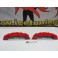 Capas de travao Brembo Vermelho Brilhante