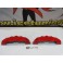 Capas de travao Brembo Vermelho Brilhante
