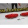 Capas de travao Brembo Vermelho Brilhante