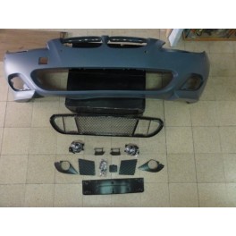 parachoques frontal + farois nevoeiro + Embaladeiras BMW E60 2007-2010 Pack M ABS