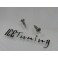 Parafusos de aço zincado prateado 5x19mm auto-perfurantes para placas de matricula