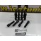 Pernos de aperto interior conicos cinza prata para espaçadores ate 20mm 12 x 1,50