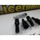 Pernos de segurança Cônicos de aperto Interior em preto 12 X 1,25 jantes japan racing