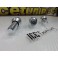 Pernos excêntricos cónicos cinza prata 14 x 1,50
