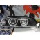 Farois frontais Angel eyes BMW E39 Fundo preto 95-00
