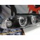 Farois frontais Angel eyes BMW E39 Fundo preto 95-00