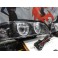 Farois frontais Angel eyes BMW E39 Fundo preto 95-03