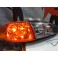 Faróis frontais Honda Civic 92-95 JDM + piscas frontais laranja Euro Look estilo americano (função minimo + pisca) 2 / 3 portas 