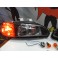 Faróis frontais Honda Civic 92-95 JDM + piscas frontais laranja Euro Look estilo americano (função minimo + pisca) 2 / 3 portas 
