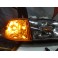 Faróis frontais Honda Civic 92-95 JDM + piscas frontais laranja Euro Look estilo americano (função minimo + pisca) 2 / 3 portas 
