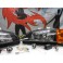 Faróis frontais Honda Civic 92-95 JDM + piscas frontais laranja EuroLook estilo americano (função minimo + pisca led) 2/3 portas