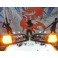 Faróis frontais Honda Civic 92-95 JDM + piscas frontais laranja EuroLook estilo americano (função minimo + pisca led) 2/3 portas