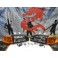 Faróis frontais com luz branca 5000k Honda Civic 92-95 JDM + piscas frontais laranja EuroLook estilo americano 4 portas