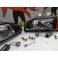 Faróis frontais Honda Civic 92-95 JDM + piscas frontais laranja EuroLook estilo americano (função minimo + pisca led) 2/3 portas