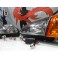 Faróis frontais Honda Civic 92-95 JDM + piscas frontais laranja EuroLook estilo americano (função minimo + pisca led) 2/3 portas