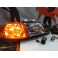 Faróis frontais Honda Civic 92-95 JDM + piscas frontais laranja EuroLook estilo americano (função minimo + pisca led) 2/3 portas