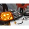 Faróis frontais Honda Civic 92-95 JDM + piscas frontais laranja EuroLook estilo americano (função minimo + pisca led) 2/3 portas