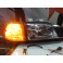 Faróis frontais Honda Civic 92-95 JDM + piscas frontais laranja EuroLook estilo americano (função minimo + pisca led) 2/3 portas