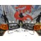 Faróis frontais com luz branca 5000k Honda Civic 92-95 JDM + piscas frontais laranja EuroLook estilo americano 4 portas