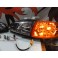 Faróis frontais Honda Civic 92-95 JDM + piscas frontais laranja EuroLook estilo americano (função minimo + pisca led) 2/3 portas