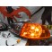 Faróis frontais Honda Civic 92-95 JDM + piscas frontais laranja EuroLook estilo americano (função minimo + pisca led) 2/3 portas
