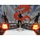 Faróis frontais Honda Civic 92-95 JDM + piscas frontais laranja JDM Look estilo americano (função minimo + pisca) 4 portas 