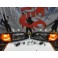 Faróis frontais com luz branca 5000k Honda Civic 92-95 JDM + piscas frontais laranja JDM Look estilo americano 4portas