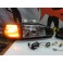 Faróis frontais Honda Civic 92-95 JDM + piscas frontais laranja EuroLook estilo americano (função minimo + pisca led) 2/3 portas