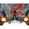 Faróis frontais com luz branca 5000k Honda Civic 92-95 JDM + piscas frontais laranja JDM Look estilo americano 4 portas