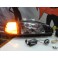 Faróis frontais Honda Civic 92-95 JDM + piscas frontais laranja EuroLook estilo americano (função minimo + pisca led) 4 portas
