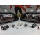 Faróis frontais Honda Civic 92-95 JDM + piscas frontais laranja EuroLook estilo americano (função minimo + pisca led) 4 portas