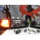 Faróis frontais Honda Civic 92-95 JDM + piscas frontais laranja JDM Look estilo americano (função minimo + pisca led) 2/3 portas