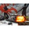 Faróis frontais Honda Civic 92-95 JDM + piscas frontais laranja JDM Look estilo americano (função minimo + pisca led) 2/3 portas