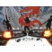 Faróis frontais Honda Civic 92-95 JDM + piscas frontais laranja JDM Look estilo americano (função minimo + pisca led) 2/3 portas