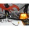 Faróis frontais Honda Civic 92-95 JDM + piscas frontais laranja JDM Look estilo americano (função minimo + pisca led) 2/3 portas