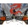 Faróis frontais com luz branca 5000k Honda Civic 92-95 JDM + piscas frontais laranja JDM Look estilo americano 4 portas