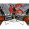 Faróis frontais com luz branca 5000k Honda Civic 92-95 JDM + piscas frontais laranja JDM Look estilo americano 4 portas