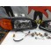 Faróis frontais Honda Civic 92-95 JDM + piscas frontais laranja JDM Look estilo americano (função minimo + pisca led) 4 portas
