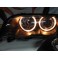 Farois angel eyes BMW E46 4 portas / limosine 98-01 fundo preto