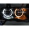Farois angel eyes BMW E46 4 portas / limosine 98-01 fundo preto
