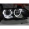 Farois angel eyes BMW E46 4 portas / limosine 98-01 fundo preto