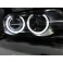 Farois angel eyes BMW E46 4 portas / limosine 98-01 fundo preto