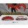 Capas de travao Brembo com tinta de alta temperatura Foliatec Vermelho Brilhante